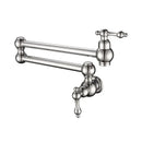 GobekUsa Brushed Gold Pot Filler Tap Wall Mounted Kitchen Faucet Single Cold Spout