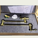 GobekUsa Brushed Gold Pot Filler Tap Wall Mounted Kitchen Faucet Single Cold Spout