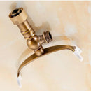 Antique brass hand shower holder hook – bathroom pedestal bracket by Decorbites