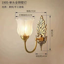 GobekUsa Brass Wall Lamp | Retro LED for Living Room Bedroom Study Hotel Hallway