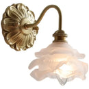 GobekUsa Frosted Glass LED Wall Light Switch Socket Copper Lampara Pared