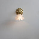 GobekUsa Frosted Glass LED Wall Light Switch Socket Copper Lampara Pared