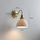 GobekUsa Frosted Glass LED Wall Light Switch Socket Copper Lampara Pared
