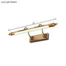 GobekUsa Modern Metallic Linear Vanity Light - LED Brass Wall Sconce Lighting for Bathroom (18"/21.5" Wide) - Warm/White Lighting