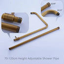 GobekUsa Brass Antique Shower Set with Handshower, Wall Mounted Single Handle Faucet