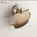 GobekUsa Brass Wall Mounted Paper Holder Bathroom Accessories Antique Finish