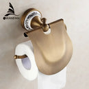 GobekUsa Brass Wall Mounted Paper Holder Bathroom Accessories Antique Finish