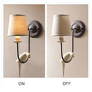 GobekUsa Bird Decor Antique Wall Lamp for Bedroom Living Room Kitchen