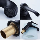 GobekUsa Antique Bronze Bathroom Faucet Single Handle Mixer