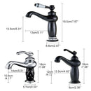 GobekUsa Antique Bronze Bathroom Faucet Single Handle Mixer