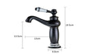 GobekUsa Antique Bronze Bathroom Faucet Single Handle Mixer