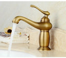 GobekUsa Antique Bronze Bathroom Faucet Single Handle Mixer