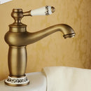 GobekUsa Antique Bronze Bathroom Faucet Single Handle Mixer