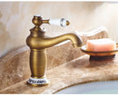 GobekUsa Antique Bronze Bathroom Faucet Single Handle Mixer