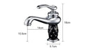 GobekUsa Antique Bronze Bathroom Faucet Single Handle Mixer