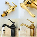 GobekUsa Antique Bronze Bathroom Faucet Single Handle Mixer