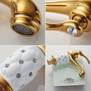 GobekUsa Antique Bronze Bathroom Faucet Single Handle Mixer