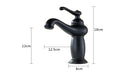 GobekUsa Antique Bronze Bathroom Faucet Single Handle Mixer