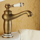 GobekUsa Antique Bronze Bathroom Faucet Single Handle Mixer