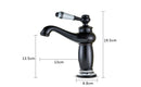 GobekUsa Antique Bronze Bathroom Faucet Single Handle Mixer