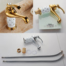GobekUsa Antique Bronze Bathroom Faucet Single Handle Mixer