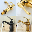 GobekUsa Antique Bronze Bathroom Faucet Single Handle Mixer