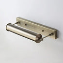 GobekUsa Bronze Bathroom Wall Lamp with Replaceable E14 Bulb for Mirror Headlight