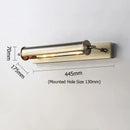 GobekUsa Bronze Bathroom Wall Lamp with Replaceable E14 Bulb for Mirror Headlight