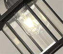 GobekUsa Black Outdoor Hanging LED Pendant Light for Balcony Walkway & Exterior Lighting