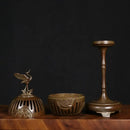 GobekUsa Crane Incense Burner - Su Gong Craftsmanship, Elegant Home Décor Piece