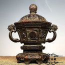 GobekUsa Bronze Sacred Beasts Incense Burner Set