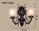 GobekUsa Glass Shade Ceiling Chandelier for Home Decor Lighting