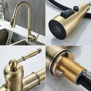 GobekUsa Antique Bronze Pull Out Kitchen Faucet