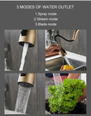 GobekUsa Antique Bronze Pull Out Kitchen Faucet