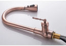 GobekUsa Antique Bronze Pull Out Kitchen Faucet