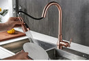 GobekUsa Antique Bronze Pull Out Kitchen Faucet