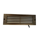 Antique Bronze LED Step Light Fixture | Brass Construction | Low Voltage