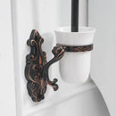GobekUsa Brass Wall Mounted Toilet Brush Holder Set Luxury Bathroom Accessories CleanWF-88809