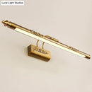 GobekUsa Esma - European Style Bronze Carved Led Mirror Lamp