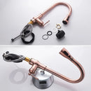 GobekUsa Antique Bronze Pull Out Kitchen Faucet