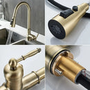 GobekUsa Antique Bronze Pull Out Kitchen Faucet