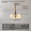 GobekUsa Antique Copper Chandelier for Retro American Country Living Room and Dining Room