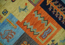 Antique Design Tribal Multi Color Hand knotted Traditional 8x10 Wool Area Rug by The Rug Decor