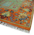 Antique Design Tribal Multi Color Hand knotted Traditional 8x10 Wool Area Rug