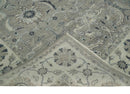 Hand Knotted Wool Area Rug - Distressed Brown and Beige Oushak by The Rug Decor