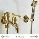GobekUsa Brass Bidet Shattaf System for Hygienic Washing and Anal Shower