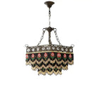 GobekUsa French Brass Crystal Chandelier - Classic European Hanging Lamps for Living Room & Bedroom