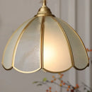 GobekUsa Antique Glass LED Pendant Lamp, Adjustable Loft Kitchen Light Fixture