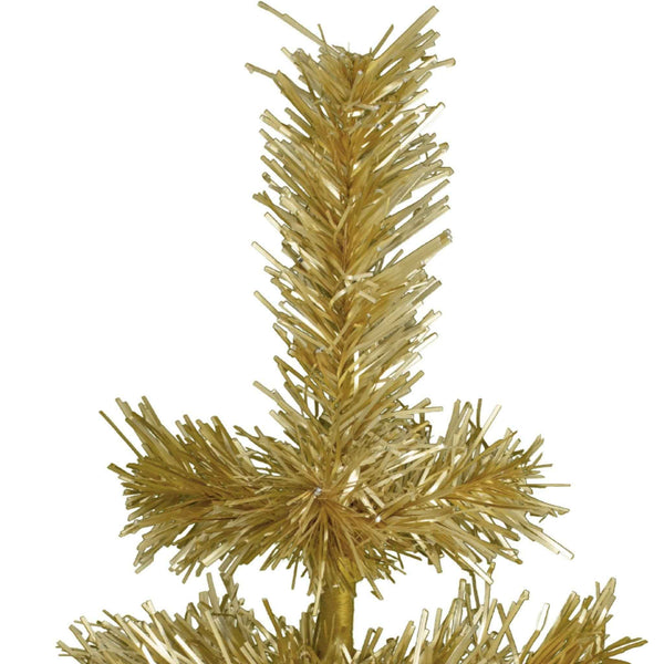 Antique Gold Tinsel Christmas Tree, photo 2 of 29