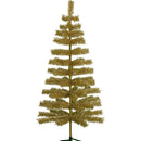 Antique Gold Tinsel Christmas Tree
